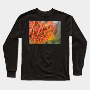 Pincushion Orange Flower Long Sleeve T-Shirt